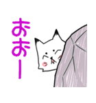 ネコじゃないホッキョクギツネ（個別スタンプ：35）