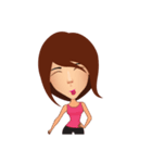 Beauty Girl（個別スタンプ：8）