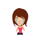 Beauty Girl（個別スタンプ：9）