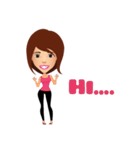 Beauty Girl（個別スタンプ：11）