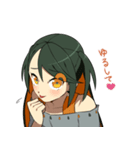 おやさいガール かぼちゃせんぱい（個別スタンプ：16）