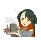 おやさいガール かぼちゃせんぱい（個別スタンプ：30）