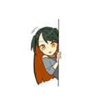 おやさいガール かぼちゃせんぱい（個別スタンプ：36）
