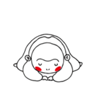 はぴざる しろたくん（個別スタンプ：10）