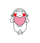 はぴざる しろたくん（個別スタンプ：15）
