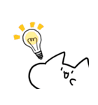 しもぶくれねこスタンプ（個別スタンプ：9）