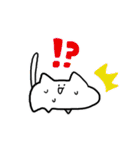 しもぶくれねこスタンプ（個別スタンプ：11）