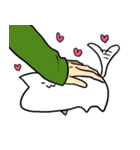 しもぶくれねこスタンプ（個別スタンプ：12）