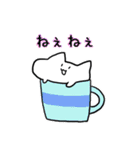 しもぶくれねこスタンプ（個別スタンプ：25）