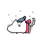 しもぶくれねこスタンプ（個別スタンプ：37）