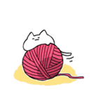 しもぶくれねこスタンプ（個別スタンプ：40）