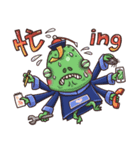 Acai's Zombie Road（個別スタンプ：10）