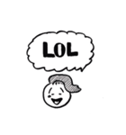 Tim and Jim speak in English（個別スタンプ：4）