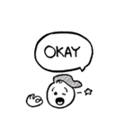 Tim and Jim speak in English（個別スタンプ：9）