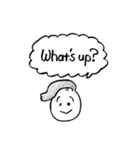 Tim and Jim speak in English（個別スタンプ：13）