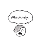 Tim and Jim speak in English（個別スタンプ：24）