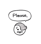 Tim and Jim speak in English（個別スタンプ：27）