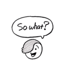 Tim and Jim speak in English（個別スタンプ：28）