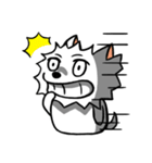 White Pomeranian enjoy life（個別スタンプ：5）