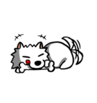 White Pomeranian enjoy life（個別スタンプ：8）