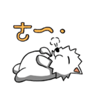 White Pomeranian enjoy life（個別スタンプ：10）