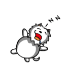 White Pomeranian enjoy life（個別スタンプ：16）