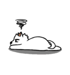 White Pomeranian enjoy life（個別スタンプ：30）