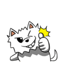 White Pomeranian enjoy life（個別スタンプ：31）
