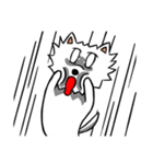 White Pomeranian enjoy life（個別スタンプ：35）