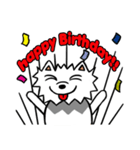 White Pomeranian enjoy life（個別スタンプ：36）