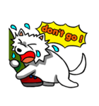 White Pomeranian enjoy life（個別スタンプ：37）