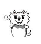 White Pomeranian enjoy life（個別スタンプ：40）