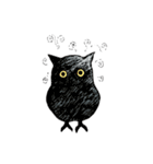 Lazy Grey Owl（個別スタンプ：5）