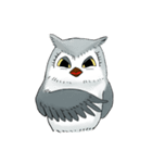 Lazy Grey Owl（個別スタンプ：6）