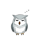 Lazy Grey Owl（個別スタンプ：24）
