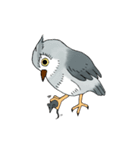 Lazy Grey Owl（個別スタンプ：32）