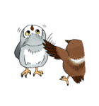 Lazy Grey Owl（個別スタンプ：33）