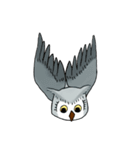 Lazy Grey Owl（個別スタンプ：39）