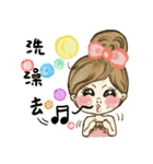 ME girl living nail 3（個別スタンプ：23）