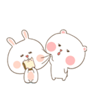 TuaGom : Puffy Bear ＆ Rabbit（個別スタンプ：15）