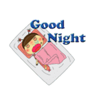 Nong Maiway Cute little girl（個別スタンプ：7）