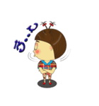 Nong Maiway Cute little girl（個別スタンプ：13）