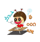 Nong Maiway Cute little girl（個別スタンプ：14）