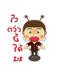 Nong Maiway Cute little girl（個別スタンプ：36）