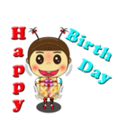 Nong Maiway Cute little girl（個別スタンプ：37）