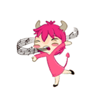 Four Funny Friends（個別スタンプ：32）