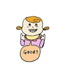 あかちゃん先輩となかまたちの日常スタンプ（個別スタンプ：9）