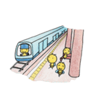 ちびばちの今どこ？（個別スタンプ：1）