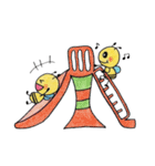 ちびばちの今どこ？（個別スタンプ：5）