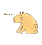 Capybara daily（個別スタンプ：31）